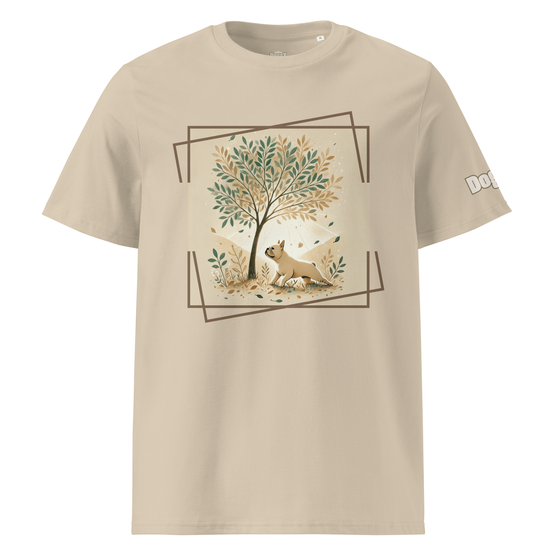 T-shirt unisexe en coton biologique - Collection Bouledogue Francais - Doggy Trend