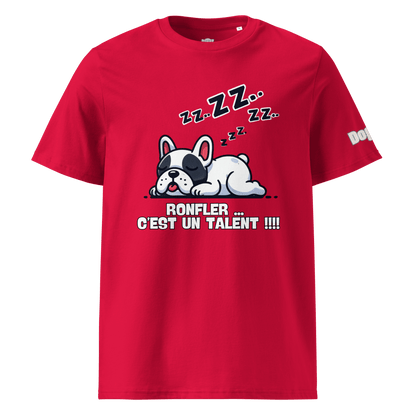 T-shirt unisexe en coton biologique - Collection Bouledogue Français - Doggy Trend