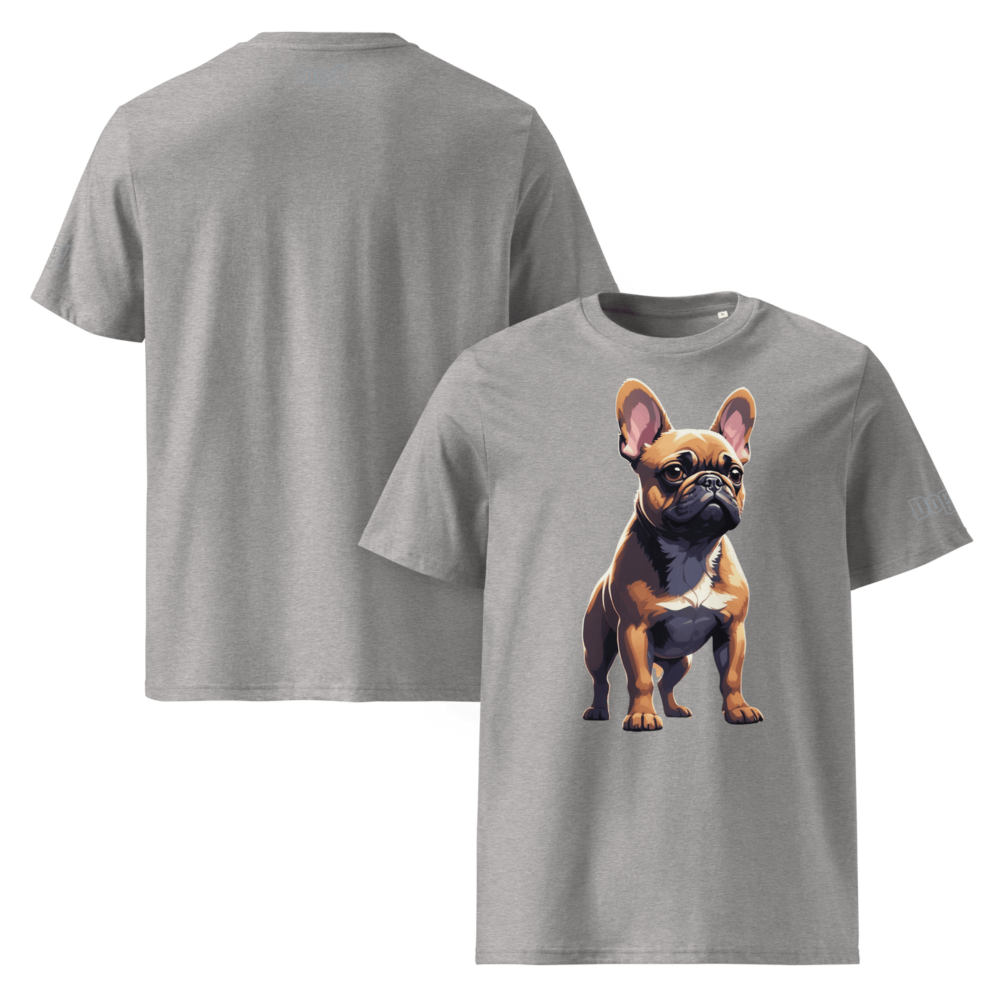 T-shirt unisexe en coton biologique - Collection Bouledogue Français - Doggy Trend