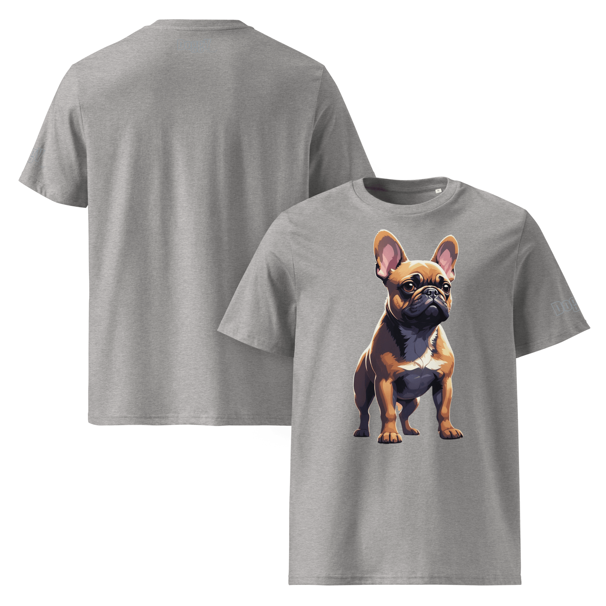 T-shirt unisexe en coton biologique - Collection Bouledogue Français - Doggy Trend