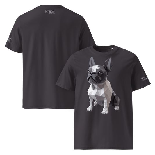 T-shirt unisexe en coton biologique - Collection Bouledogue Français - Doggy Trend