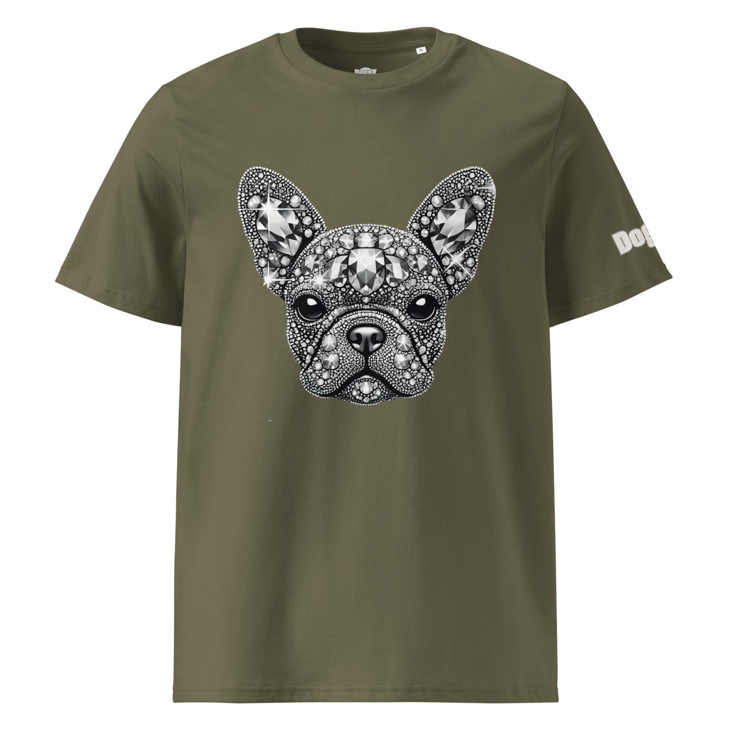 T-shirt unisexe en coton biologique - Collection Bouledogue Français - Doggy Trend