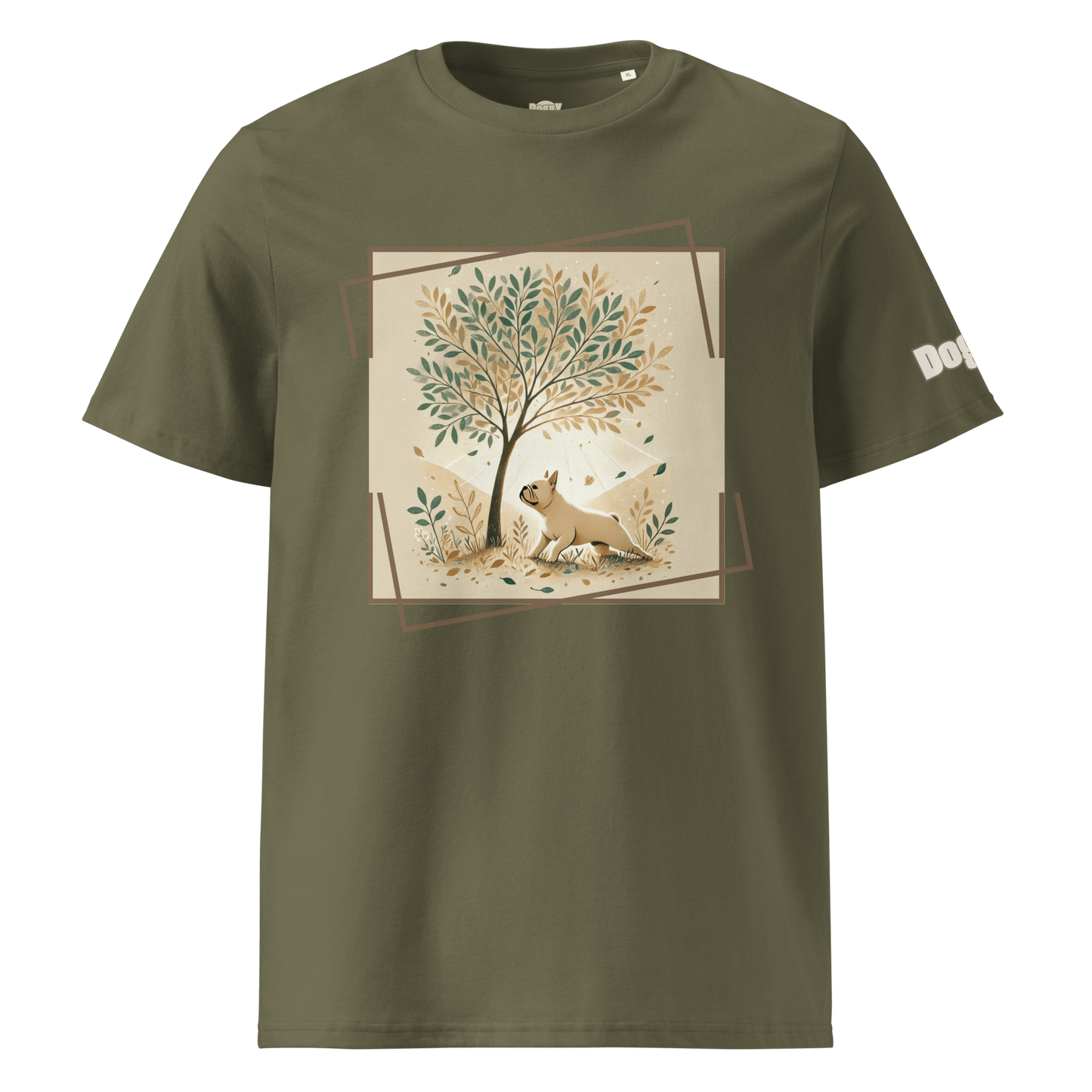 T-shirt unisexe en coton biologique - Collection Bouledogue Francais - Doggy Trend