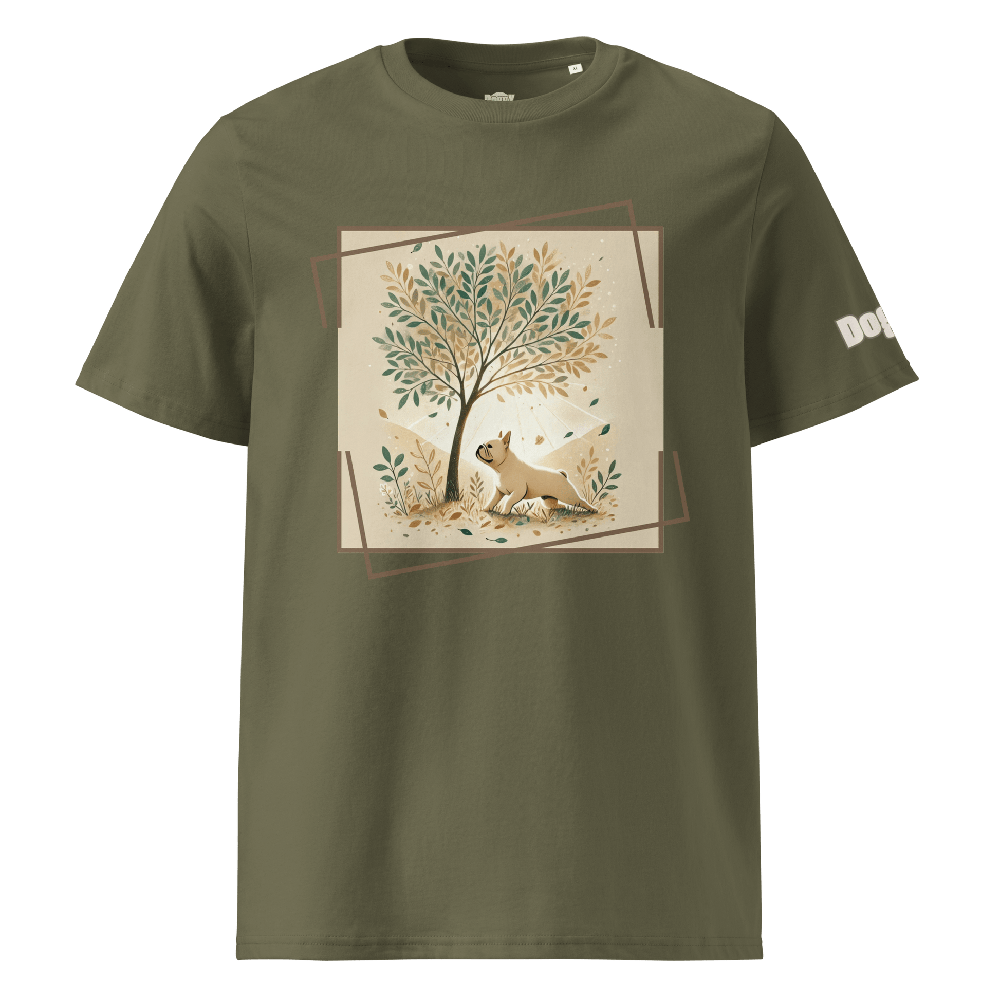 T-shirt unisexe en coton biologique - Collection Bouledogue Francais - Doggy Trend