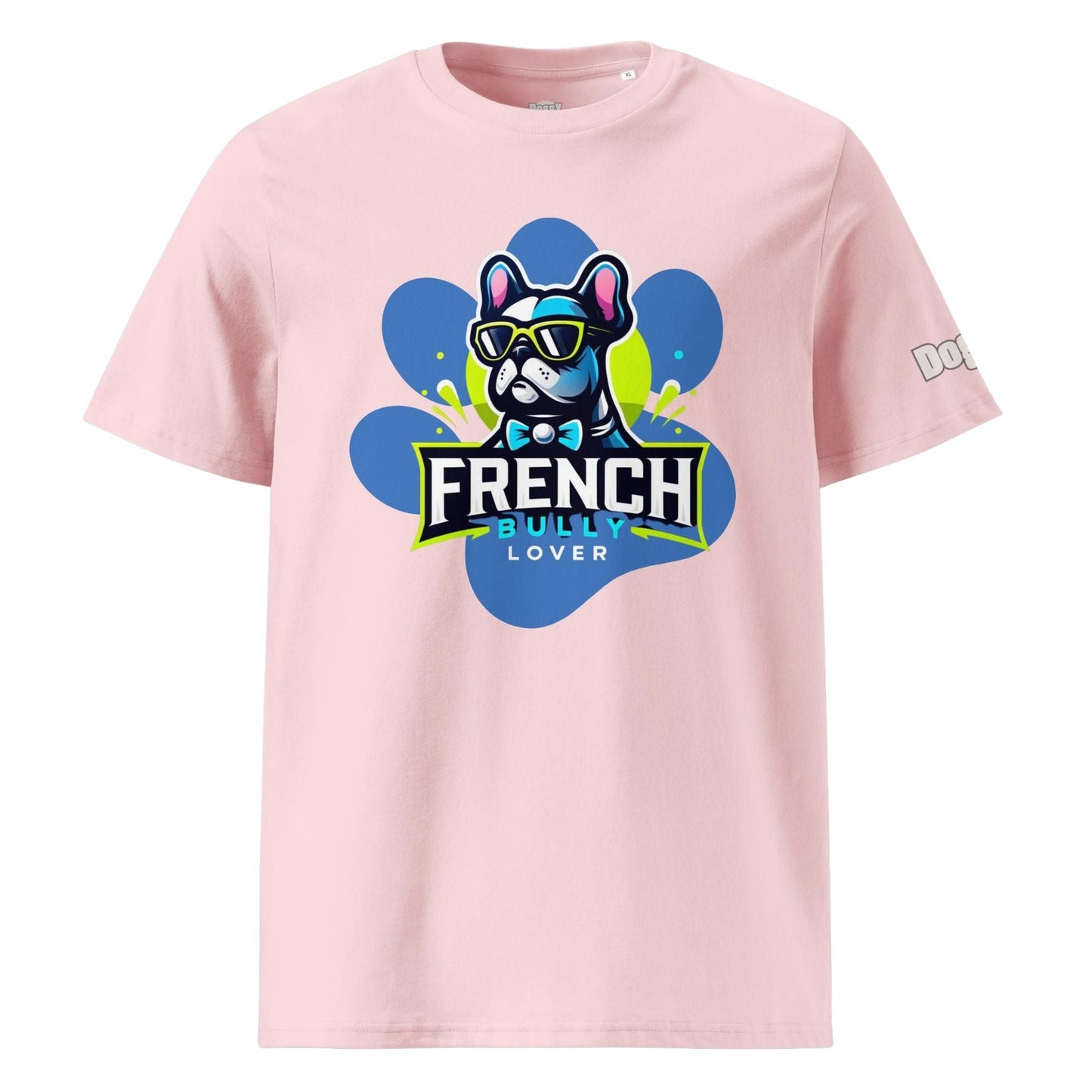 T-shirt unisexe en coton biologique - Collection Bouledogue Francais - Doggy Trend