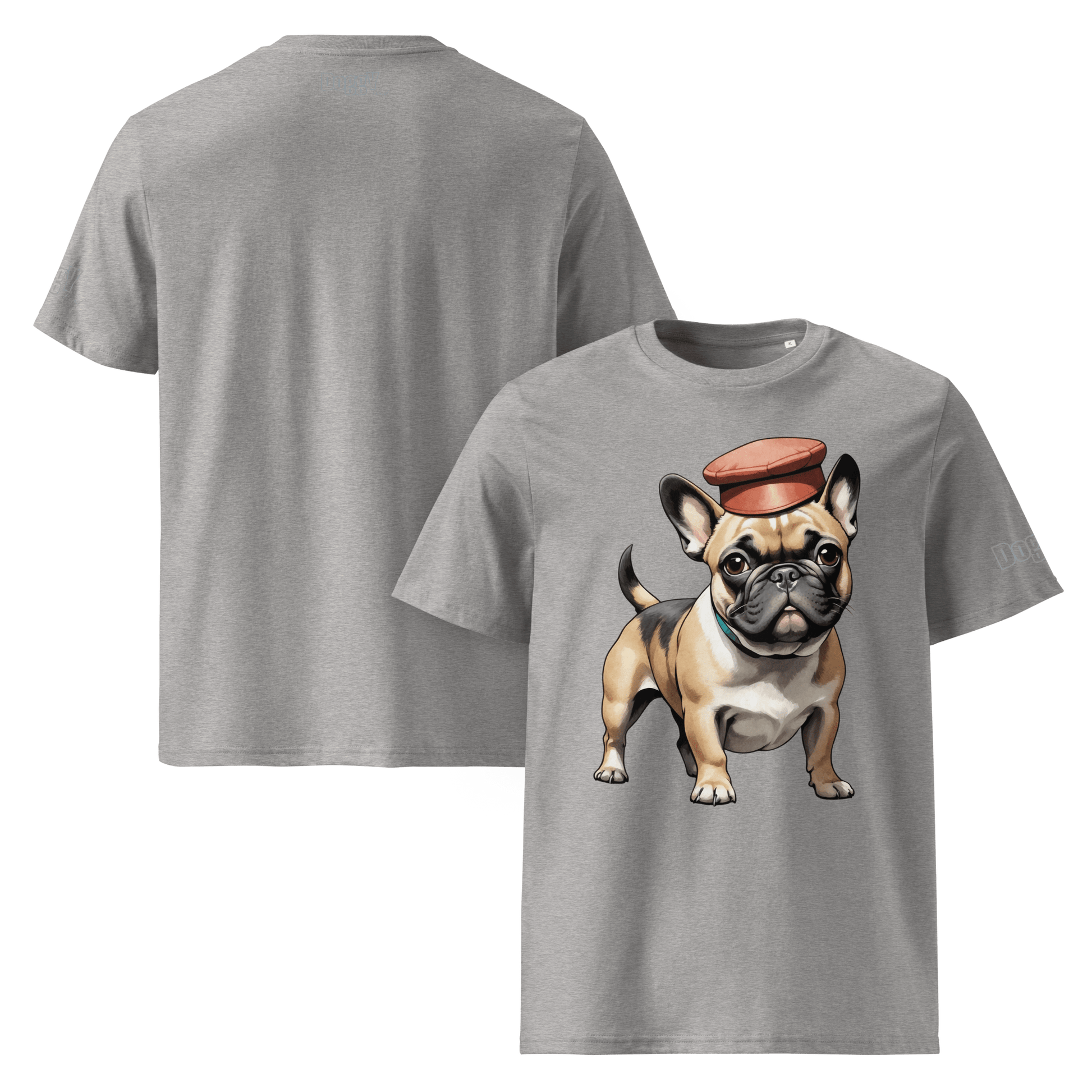 T-shirt unisexe en coton biologique - Collection Bouledogue Français - Doggy Trend