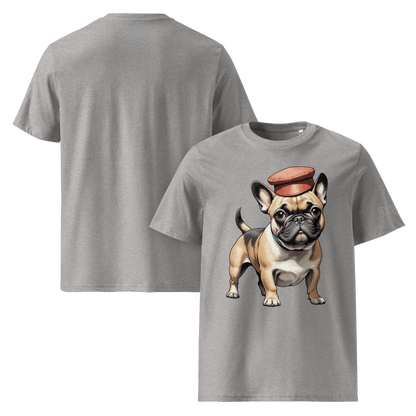 T-shirt unisexe en coton biologique - Collection Bouledogue Français - Doggy Trend