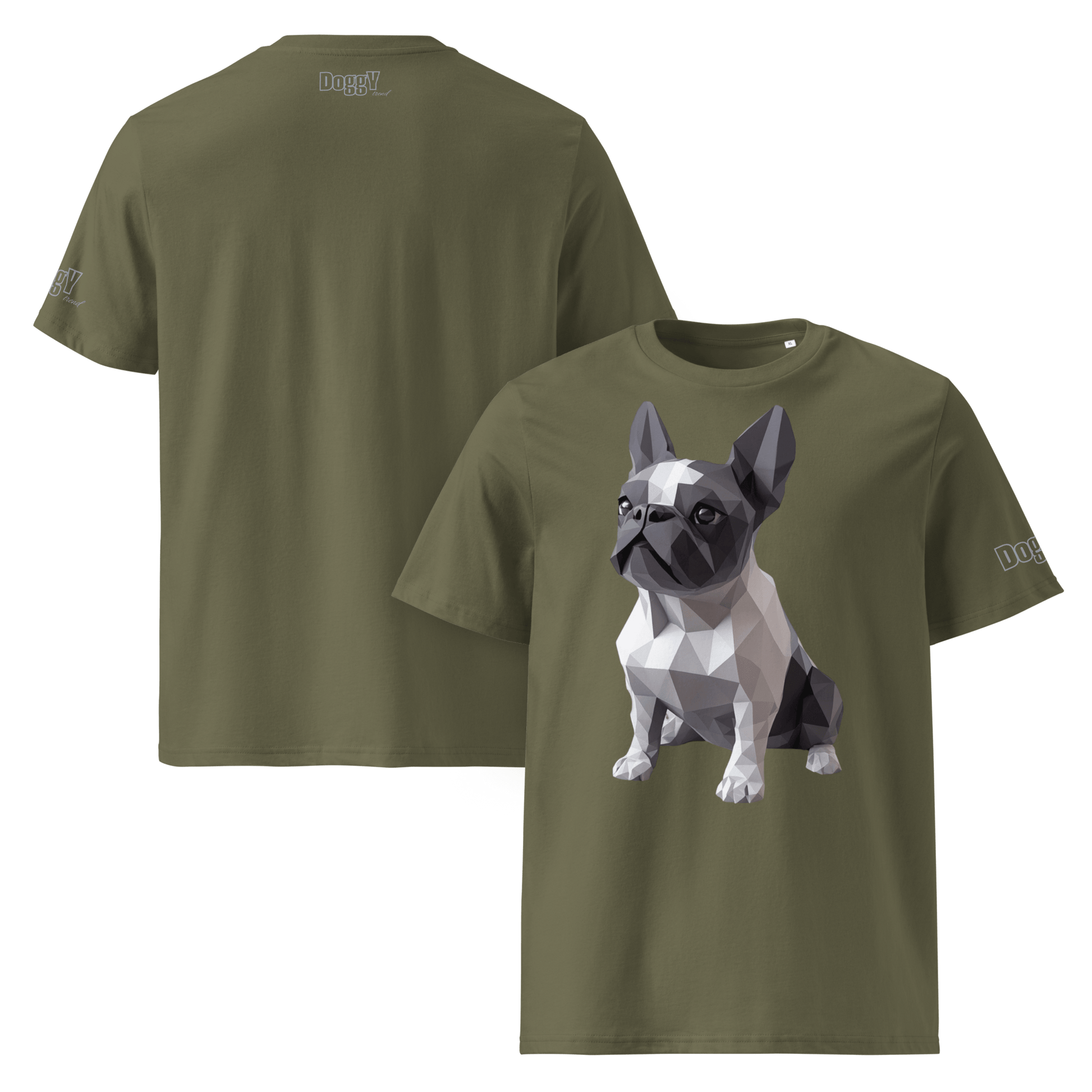 T-shirt unisexe en coton biologique - Collection Bouledogue Français - Doggy Trend