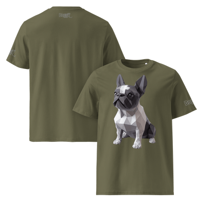 T-shirt unisexe en coton biologique - Collection Bouledogue Français - Doggy Trend