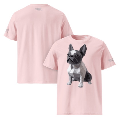 T-shirt unisexe en coton biologique - Collection Bouledogue Français - Doggy Trend
