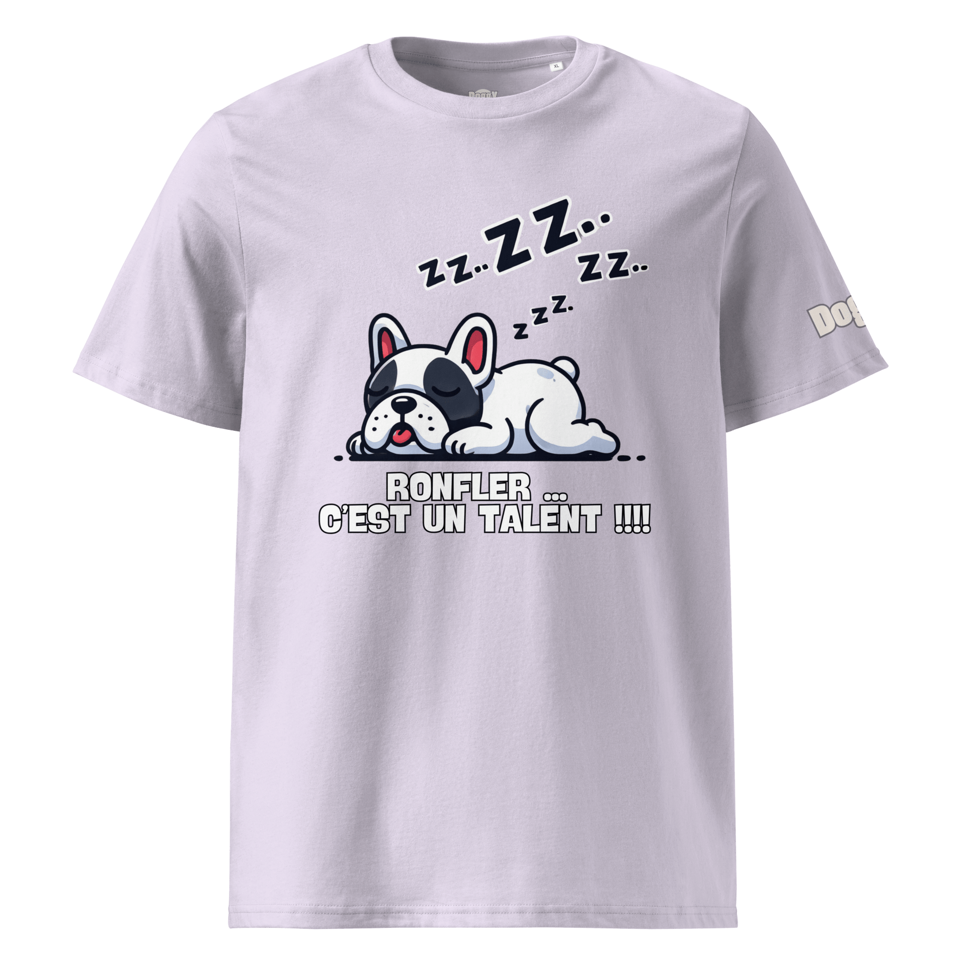 T-shirt unisexe en coton biologique - Collection Bouledogue Français - Doggy Trend