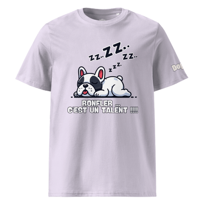 T-shirt unisexe en coton biologique - Collection Bouledogue Français - Doggy Trend