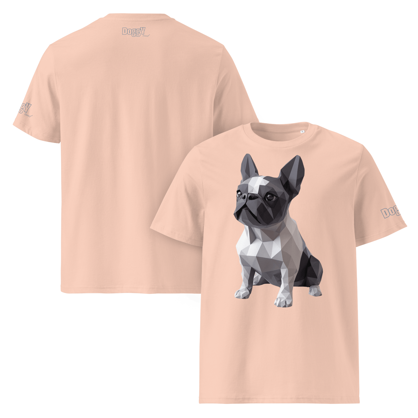 T-shirt unisexe en coton biologique - Collection Bouledogue Français - Doggy Trend