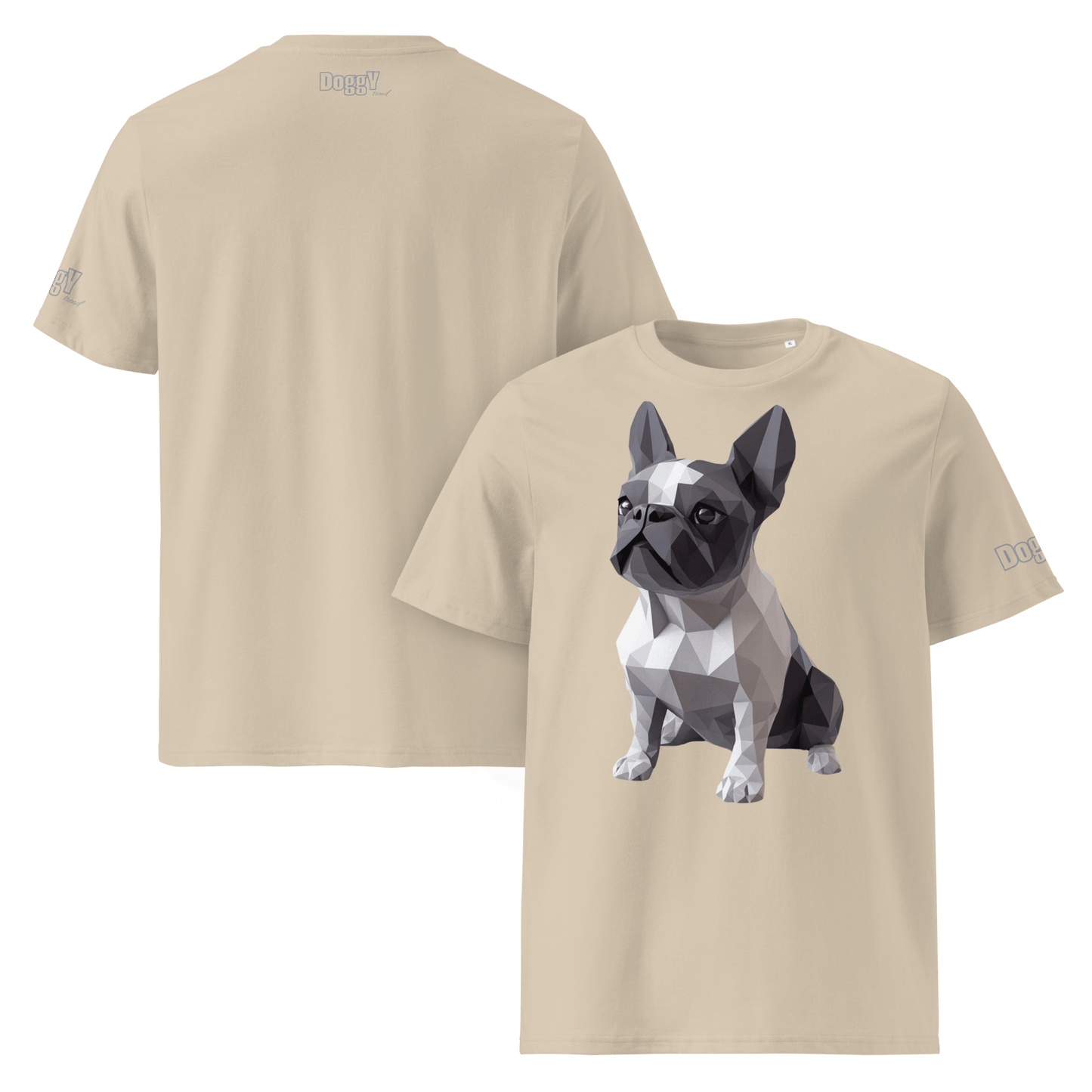 T-shirt unisexe en coton biologique - Collection Bouledogue Français - Doggy Trend