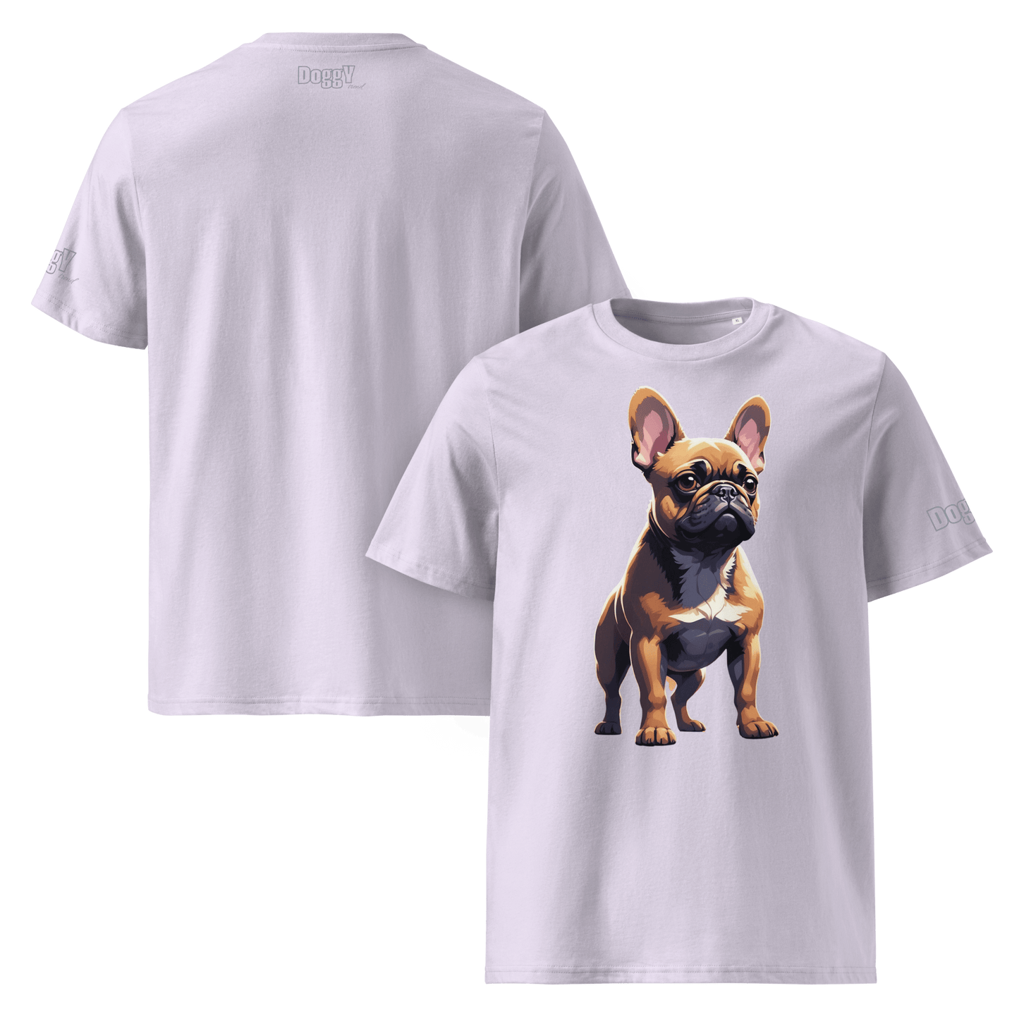 T-shirt unisexe en coton biologique - Collection Bouledogue Français - Doggy Trend