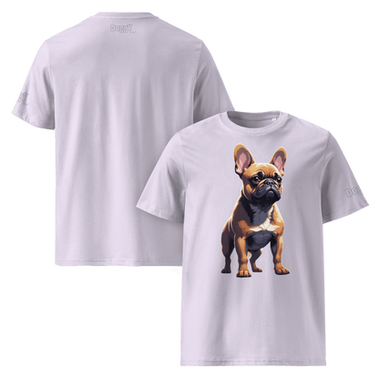 T-shirt unisexe en coton biologique - Collection Bouledogue Français - Doggy Trend