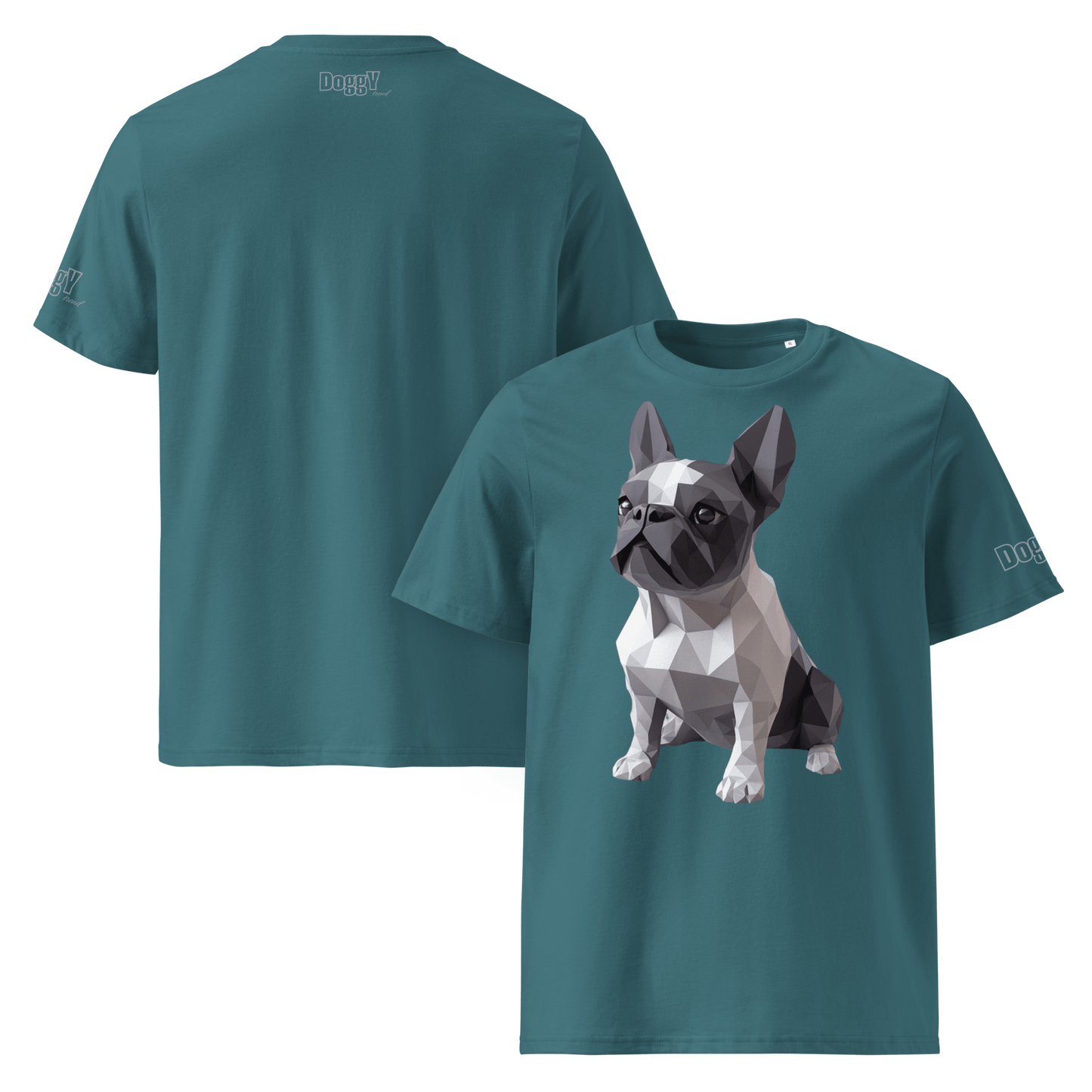 T-shirt unisexe en coton biologique - Collection Bouledogue Français - Doggy Trend