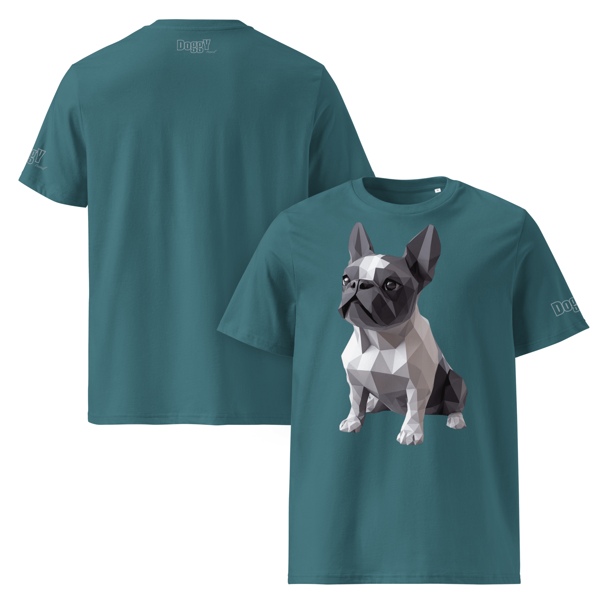 T-shirt unisexe en coton biologique - Collection Bouledogue Français - Doggy Trend