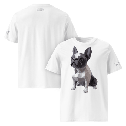 T-shirt unisexe en coton biologique - Collection Bouledogue Français - Doggy Trend