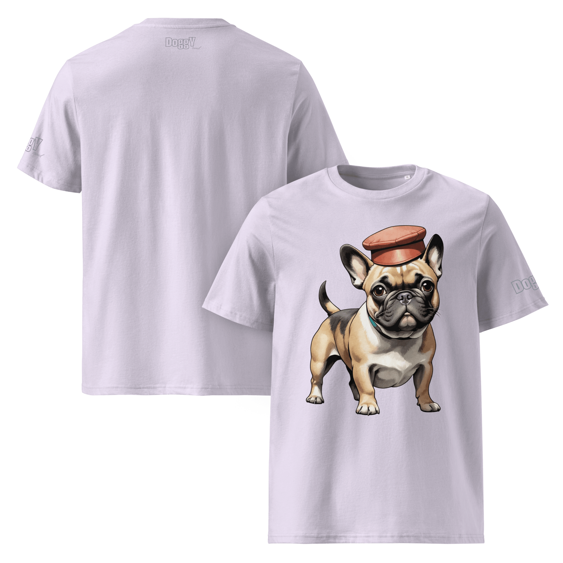 T-shirt unisexe en coton biologique - Collection Bouledogue Français - Doggy Trend