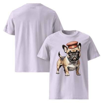 T-shirt unisexe en coton biologique - Collection Bouledogue Français - Doggy Trend