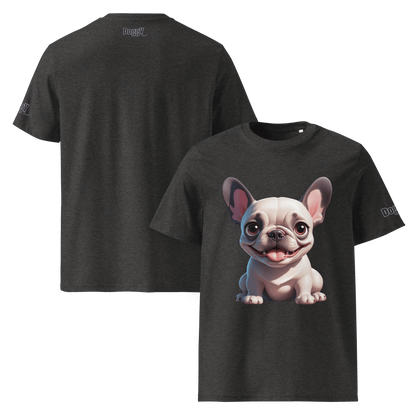 T-shirt unisexe en coton biologique - Collection Bouledogue Français - Doggy Trend