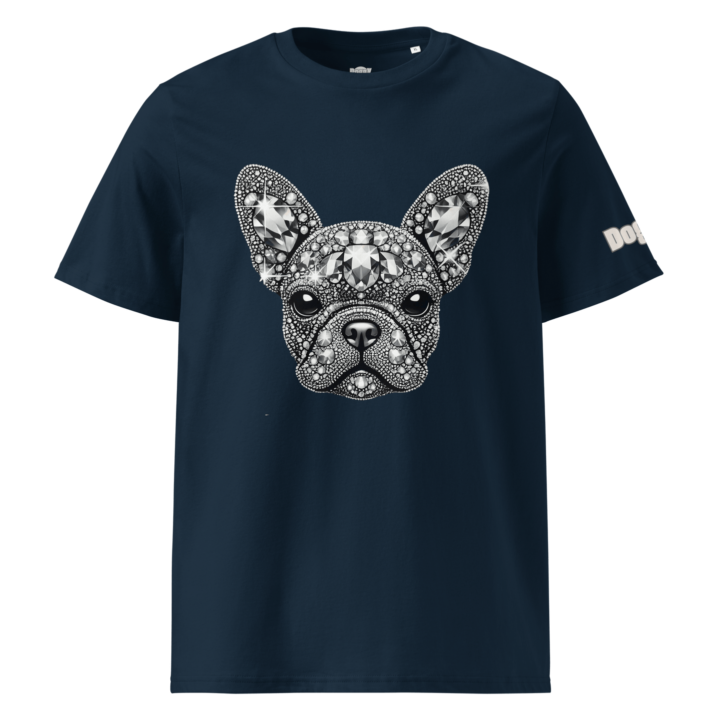 T-shirt unisexe en coton biologique - Collection Bouledogue Français - Doggy Trend