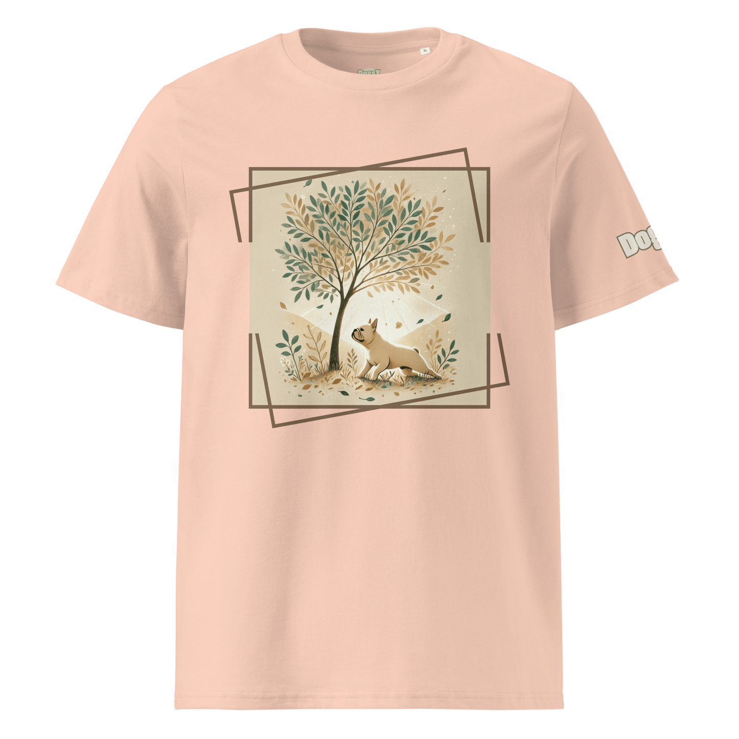 T-shirt unisexe en coton biologique - Collection Bouledogue Francais - Doggy Trend