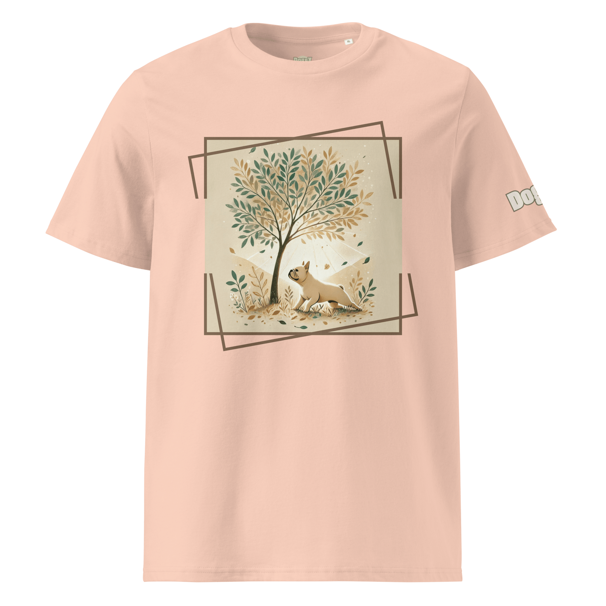 T-shirt unisexe en coton biologique - Collection Bouledogue Francais - Doggy Trend