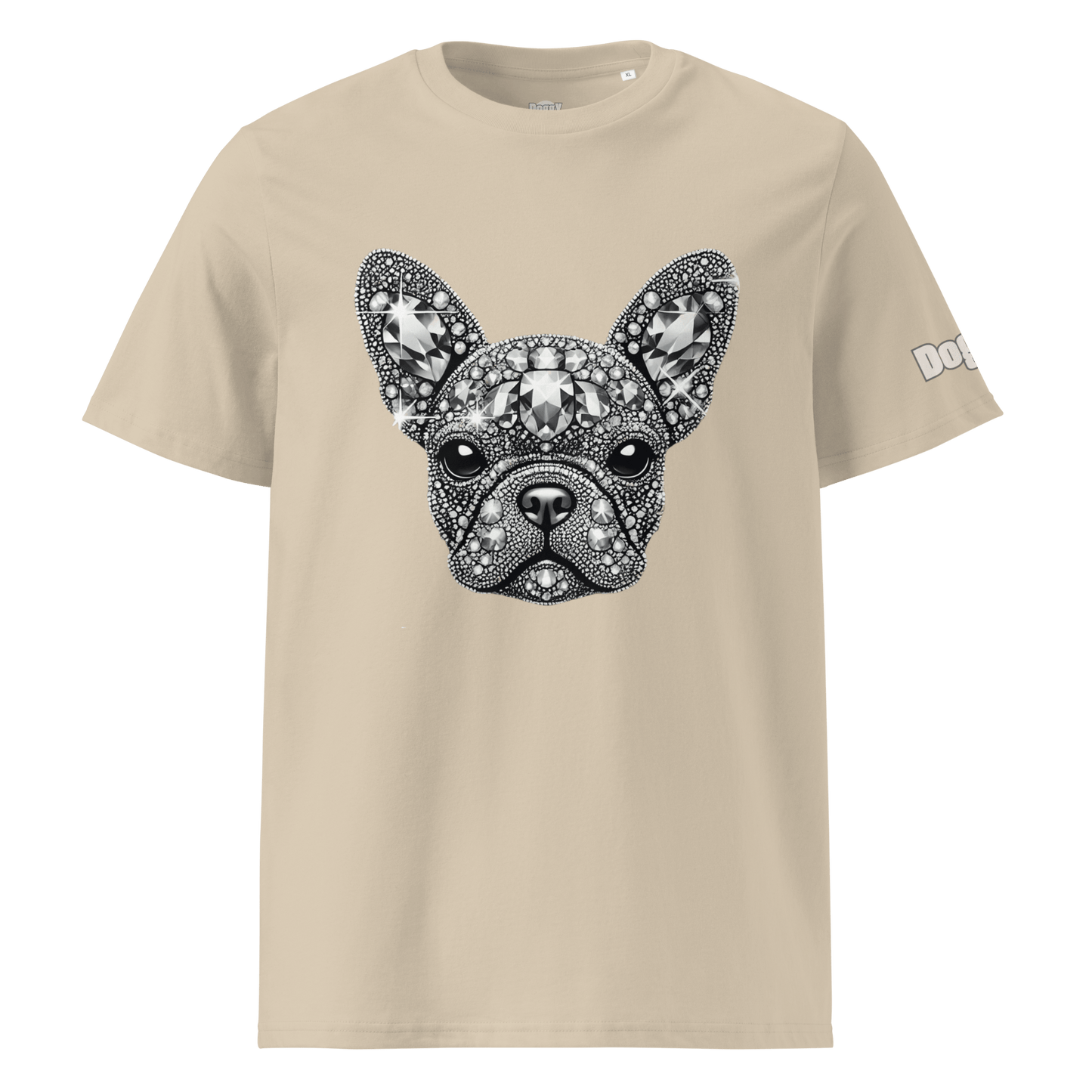 T-shirt unisexe en coton biologique - Collection Bouledogue Français - Doggy Trend