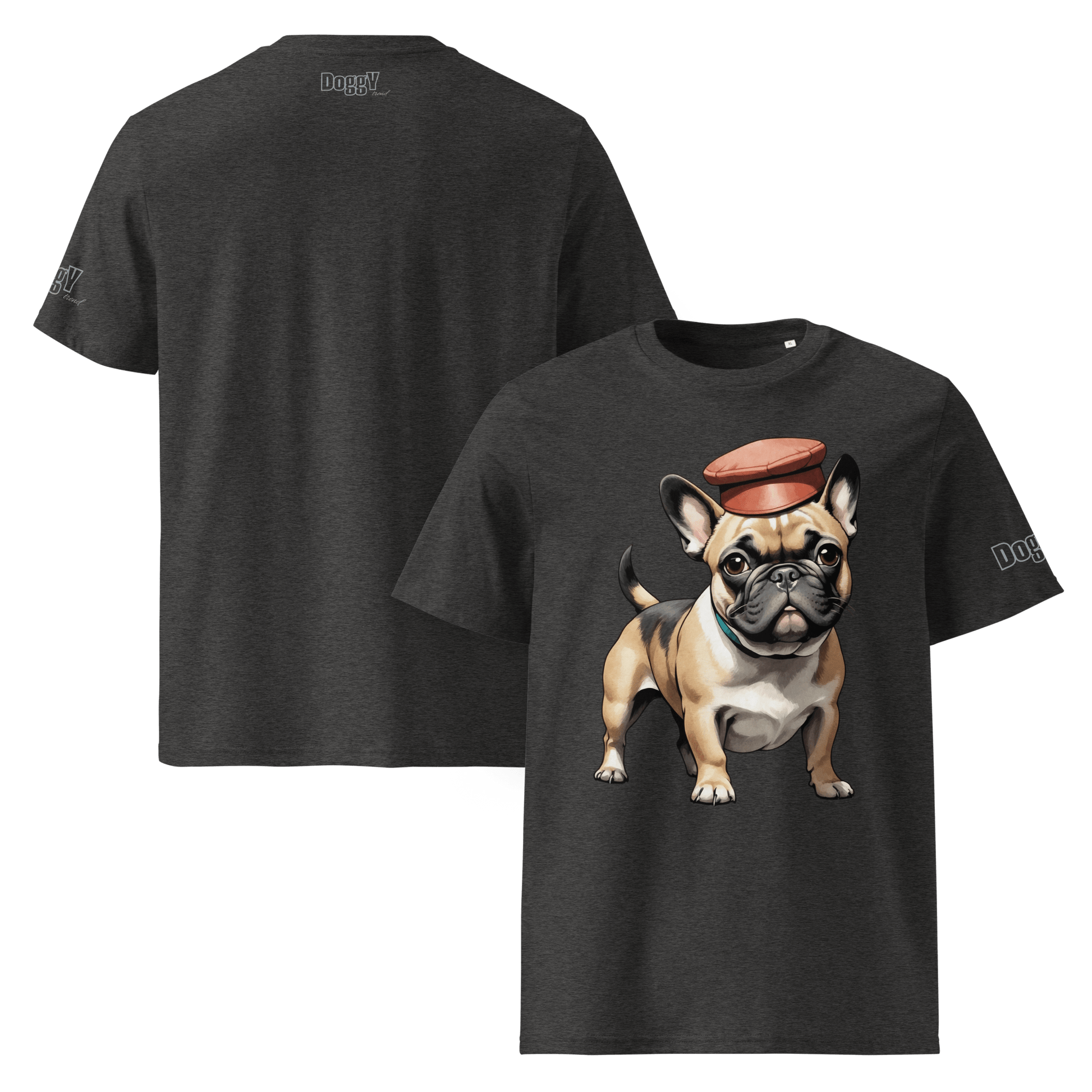 T-shirt unisexe en coton biologique - Collection Bouledogue Français - Doggy Trend