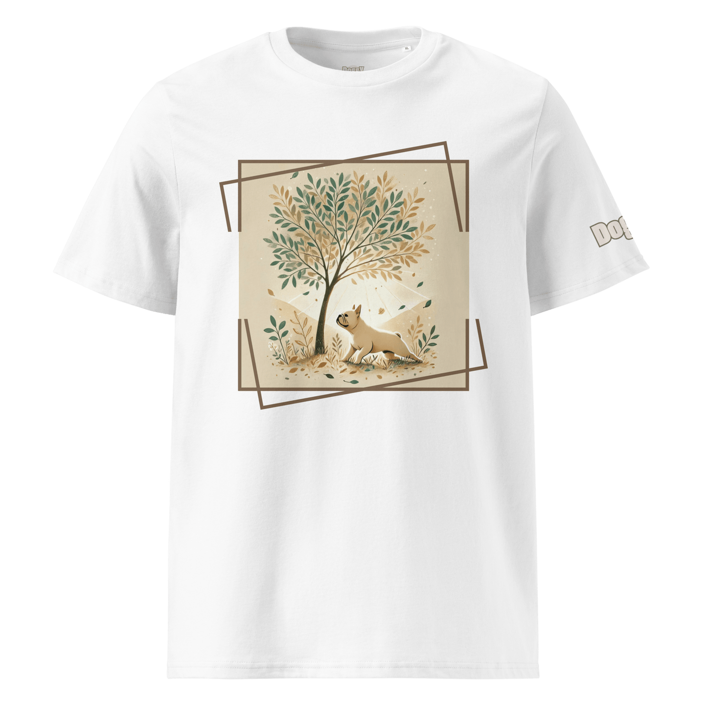 T-shirt unisexe en coton biologique - Collection Bouledogue Francais - Doggy Trend