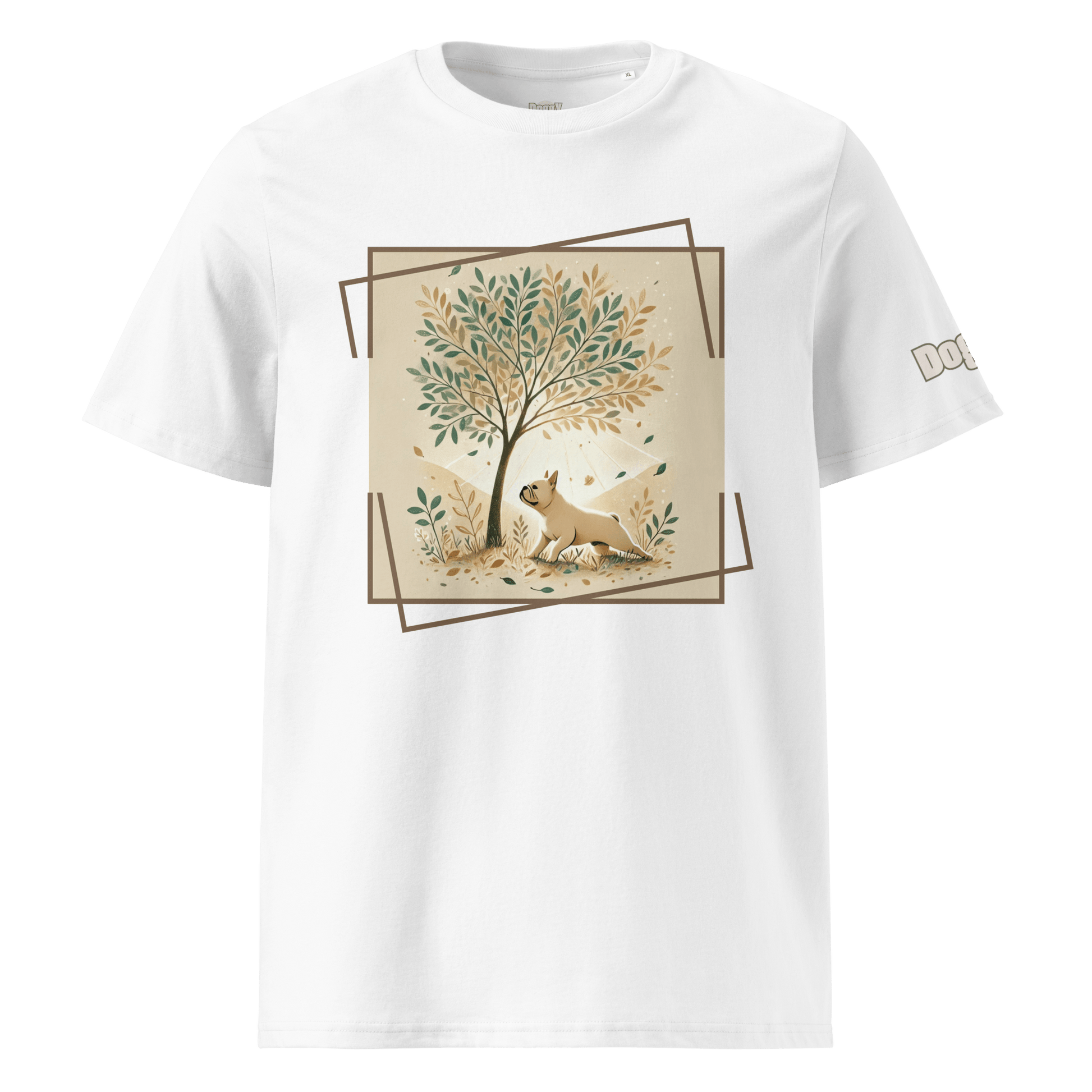 T-shirt unisexe en coton biologique - Collection Bouledogue Francais - Doggy Trend