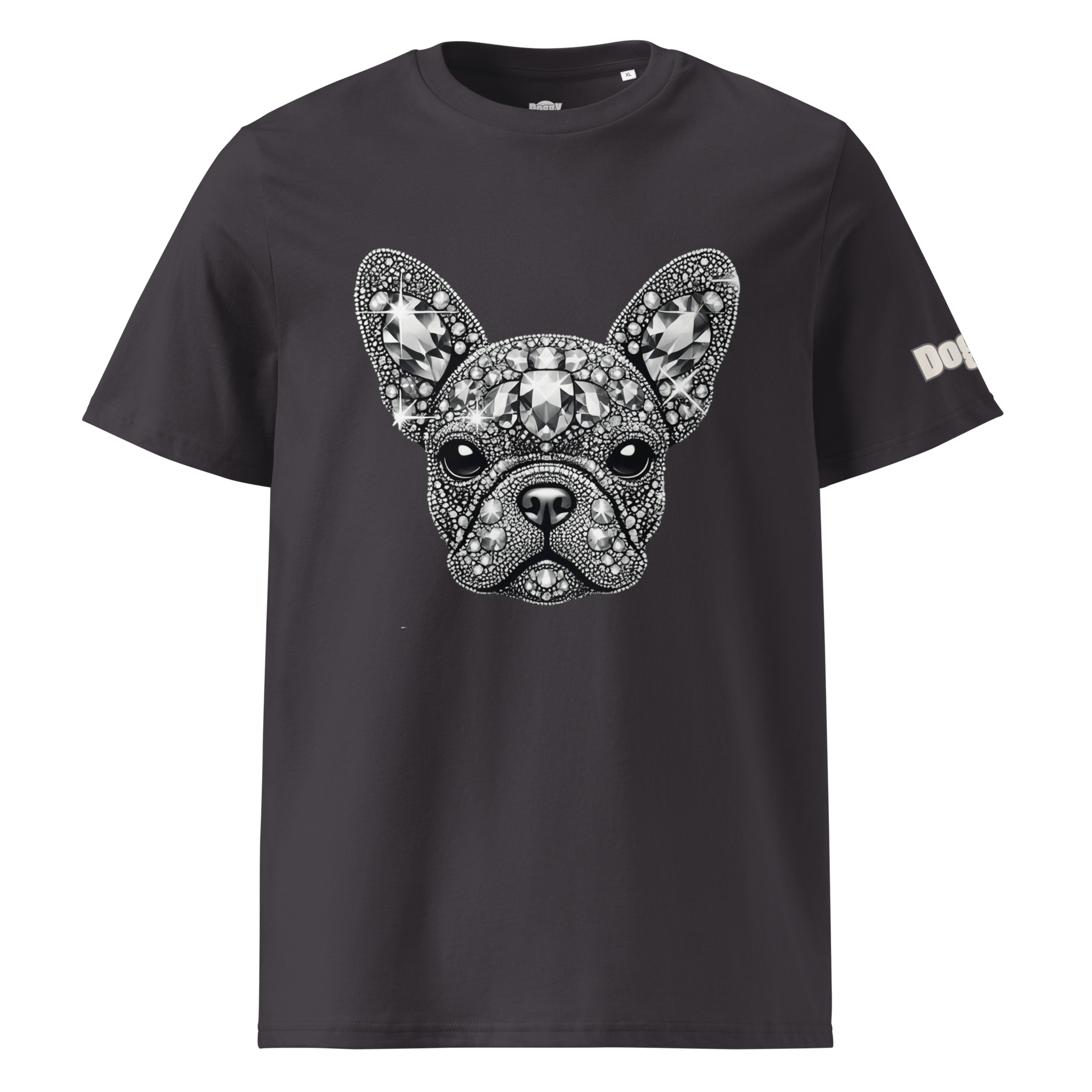 T-shirt unisexe en coton biologique - Collection Bouledogue Français - Doggy Trend