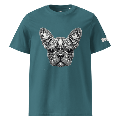 T-shirt unisexe en coton biologique - Collection Bouledogue Français - Doggy Trend