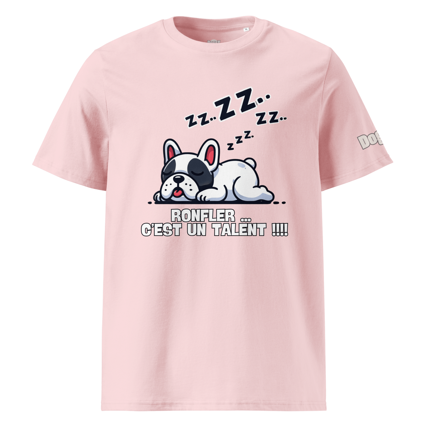 T-shirt unisexe en coton biologique - Collection Bouledogue Français - Doggy Trend