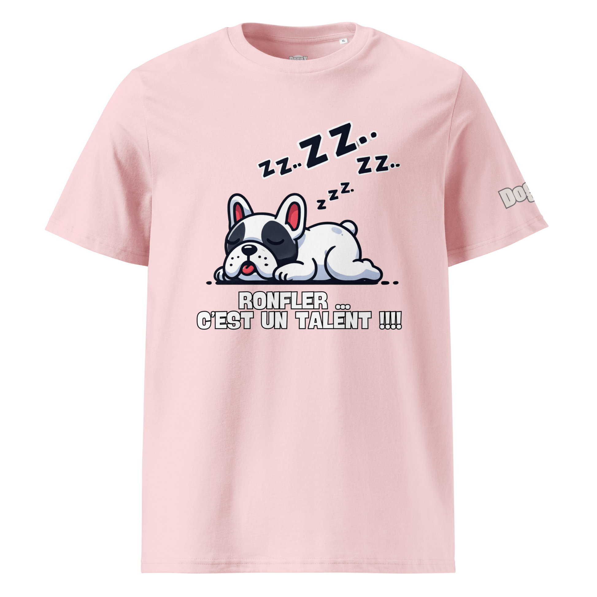 T-shirt unisexe en coton biologique - Collection Bouledogue Français - Doggy Trend