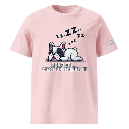 T-shirt unisexe en coton biologique - Collection Bouledogue Français - Doggy Trend