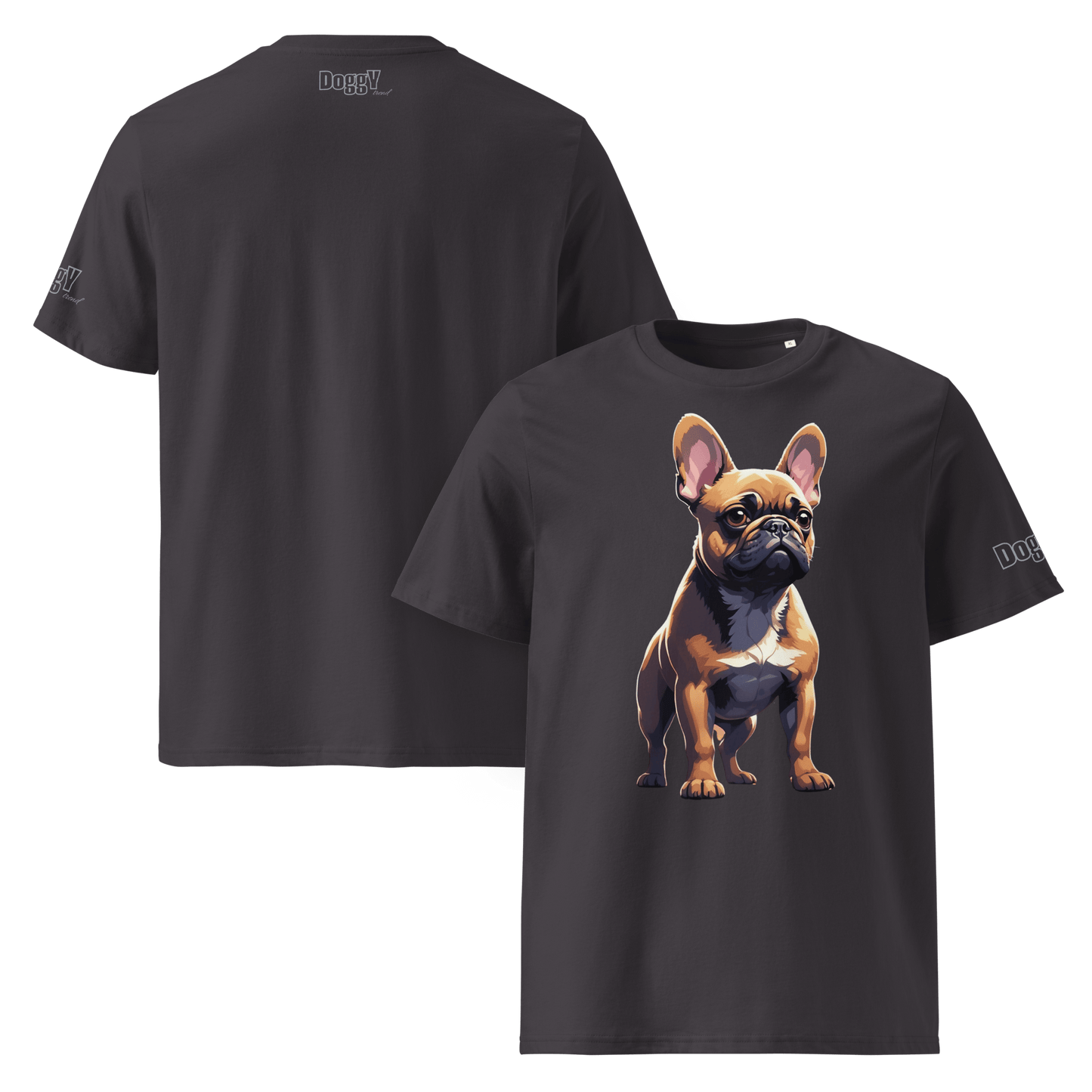 T-shirt unisexe en coton biologique - Collection Bouledogue Français - Doggy Trend