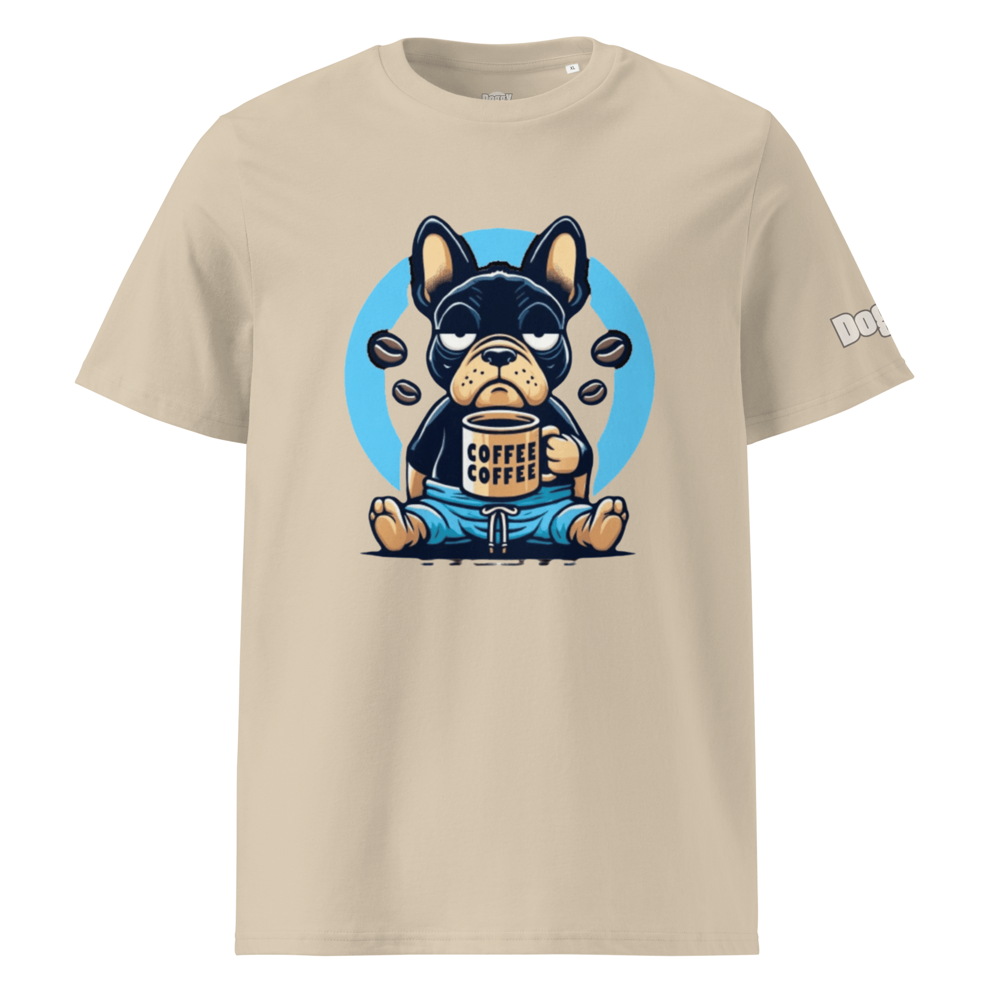 T-shirt unisexe en coton biologique - Collection Bouledogue Francais - Doggy Trend