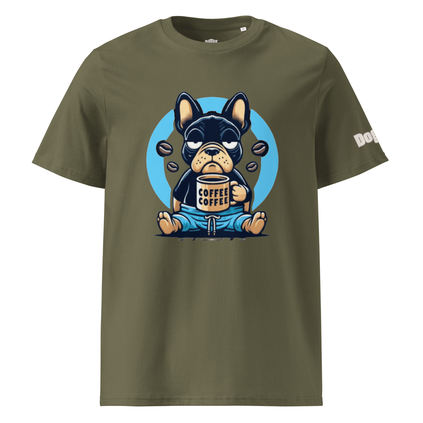 T-shirt unisexe en coton biologique - Collection Bouledogue Francais - Doggy Trend