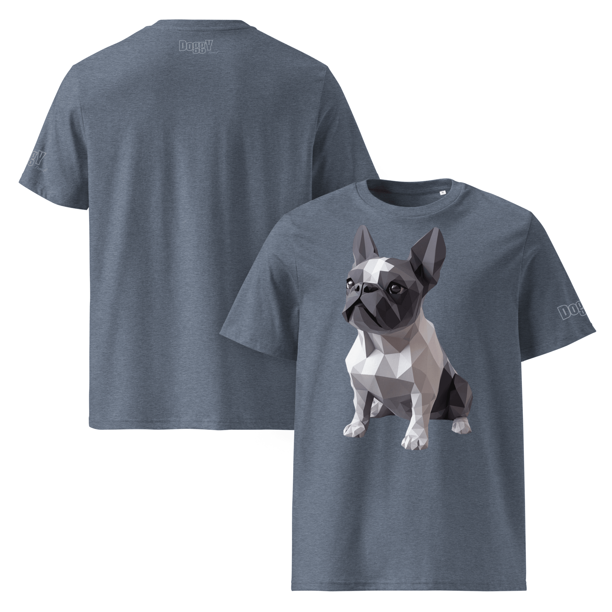 T-shirt unisexe en coton biologique - Collection Bouledogue Français - Doggy Trend