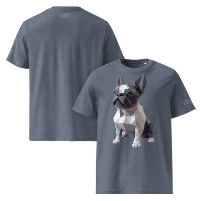 T-shirt unisexe en coton biologique - Collection Bouledogue Français - Doggy Trend