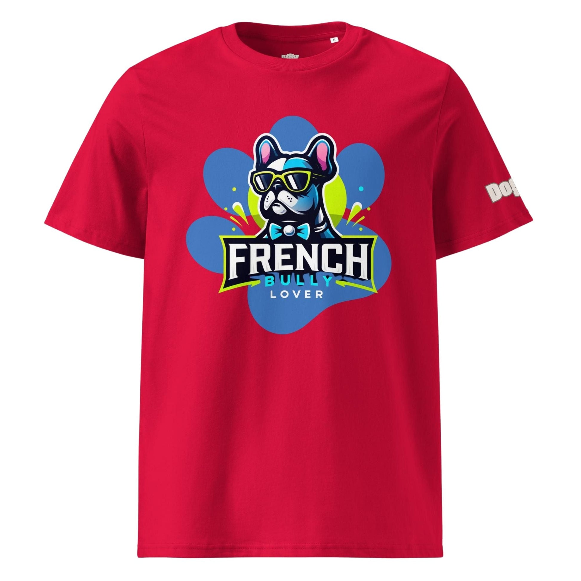 T-shirt unisexe en coton biologique - Collection Bouledogue Francais - Doggy Trend