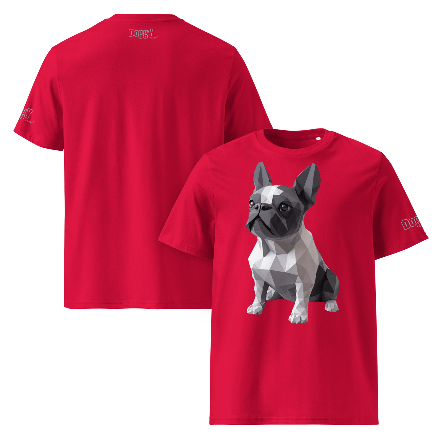 T-shirt unisexe en coton biologique - Collection Bouledogue Français - Doggy Trend