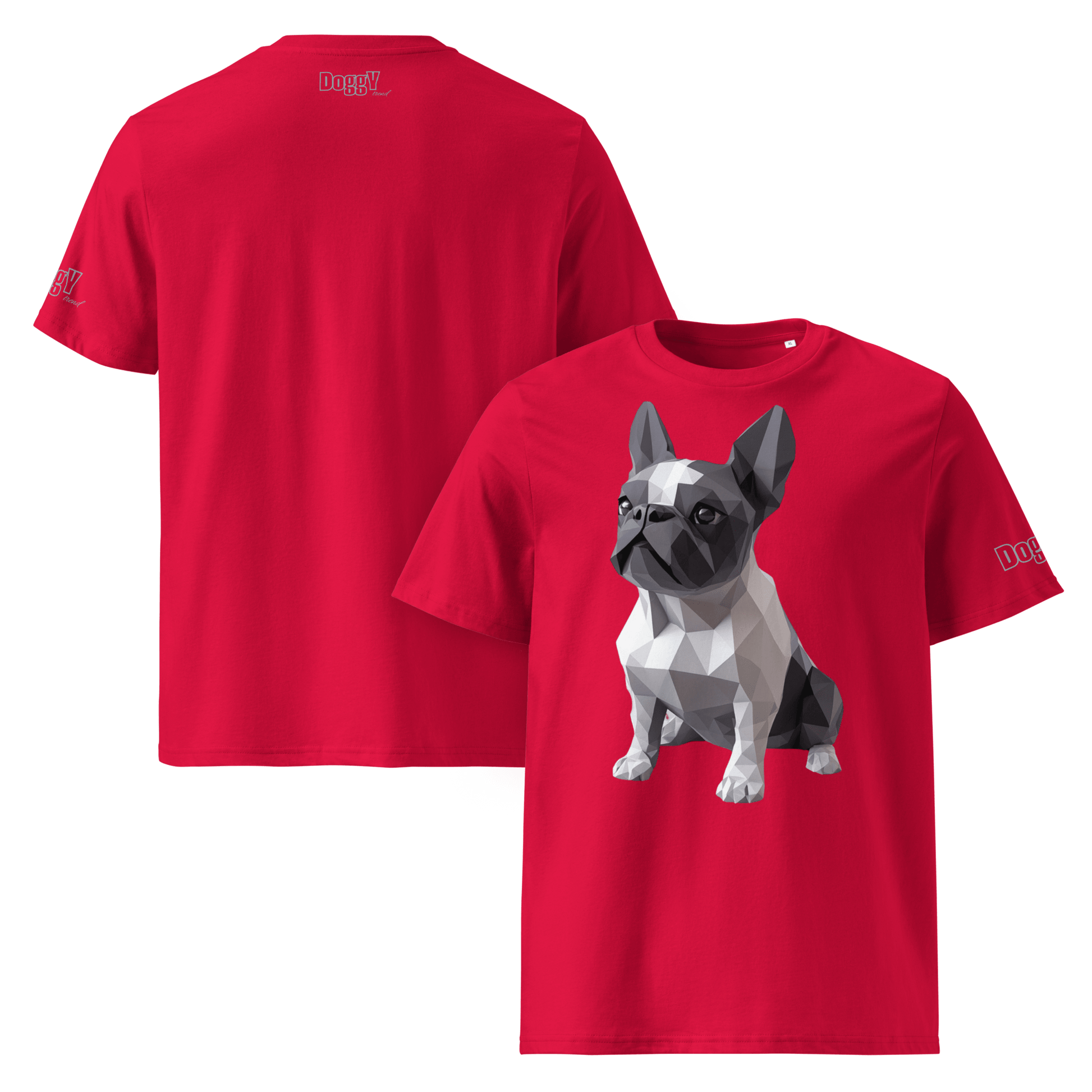 T-shirt unisexe en coton biologique - Collection Bouledogue Français - Doggy Trend
