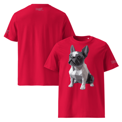 T-shirt unisexe en coton biologique - Collection Bouledogue Français - Doggy Trend