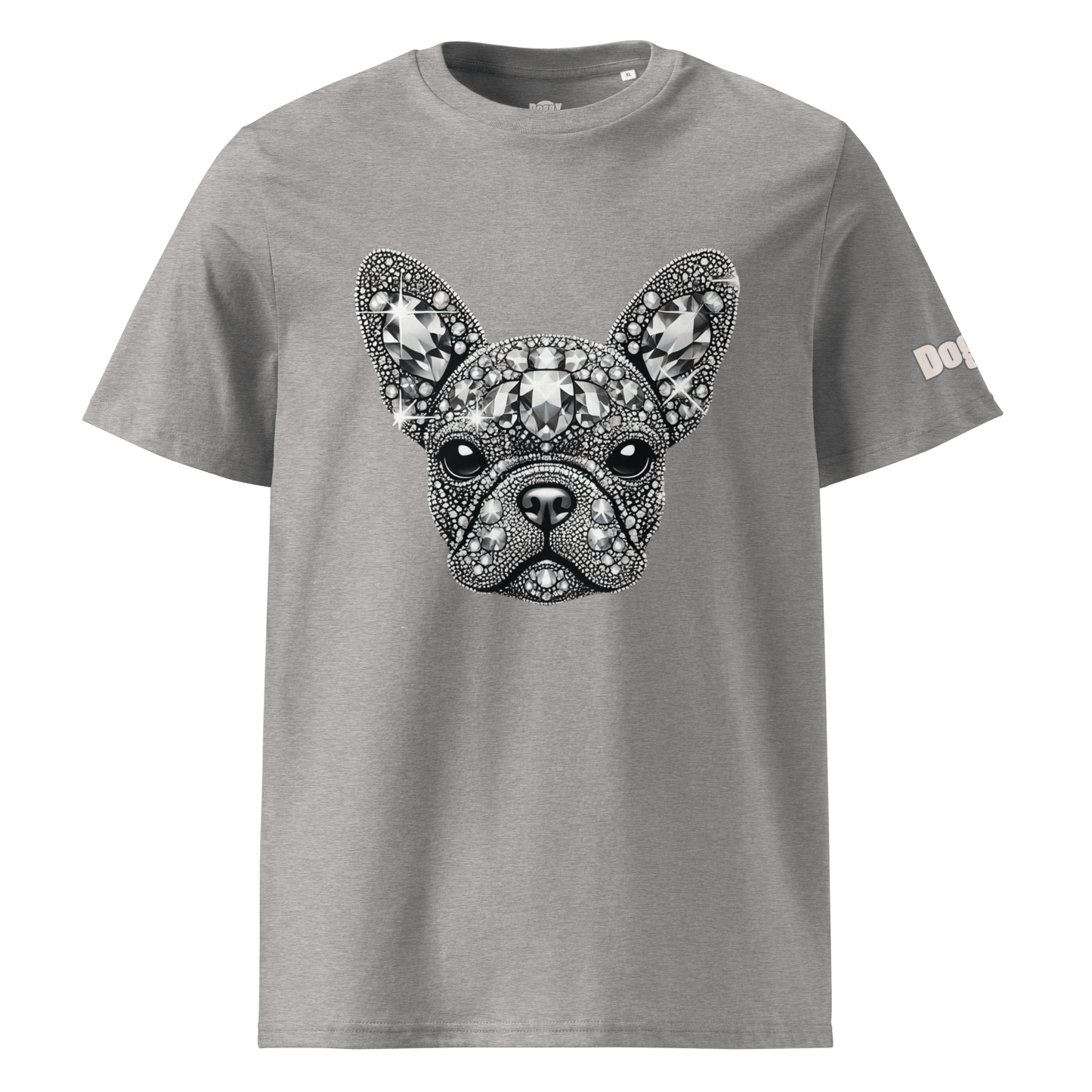 T-shirt unisexe en coton biologique - Collection Bouledogue Français - Doggy Trend