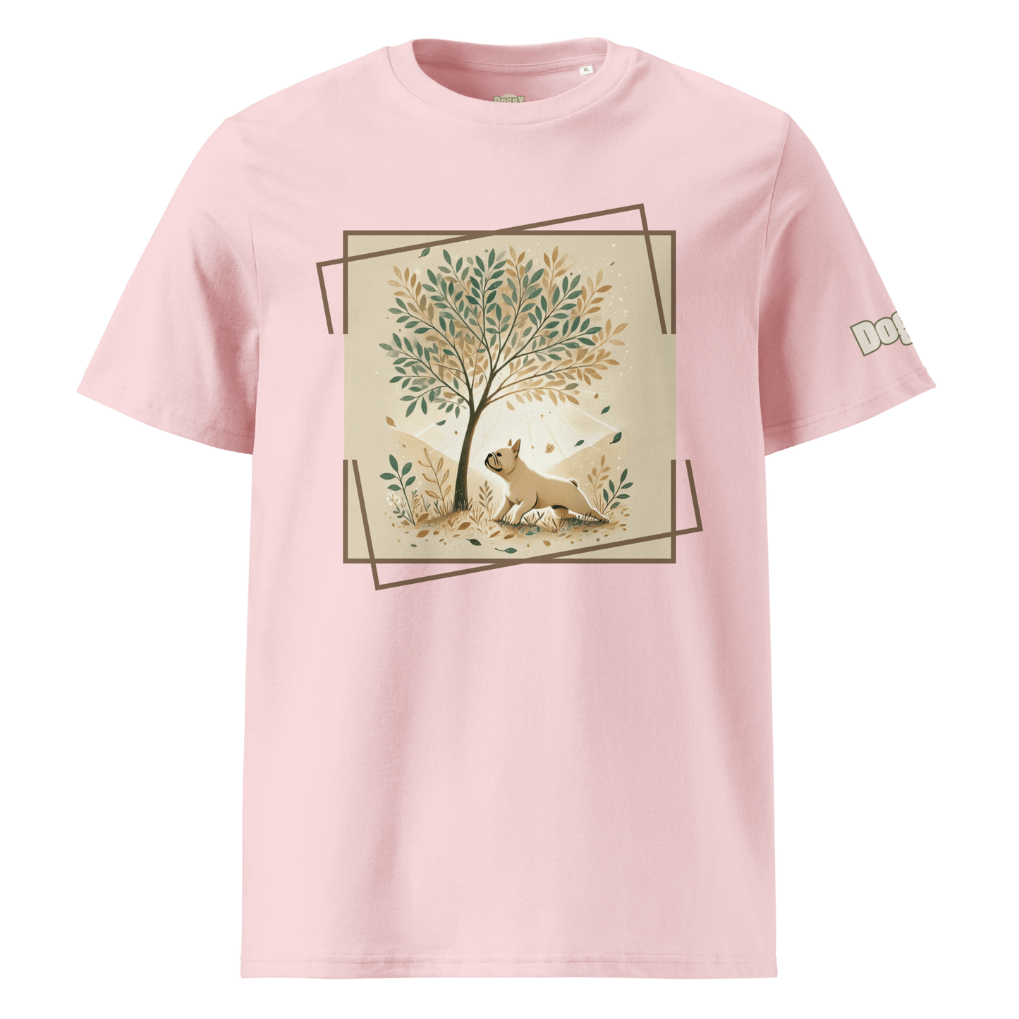 T-shirt unisexe en coton biologique - Collection Bouledogue Francais - Doggy Trend