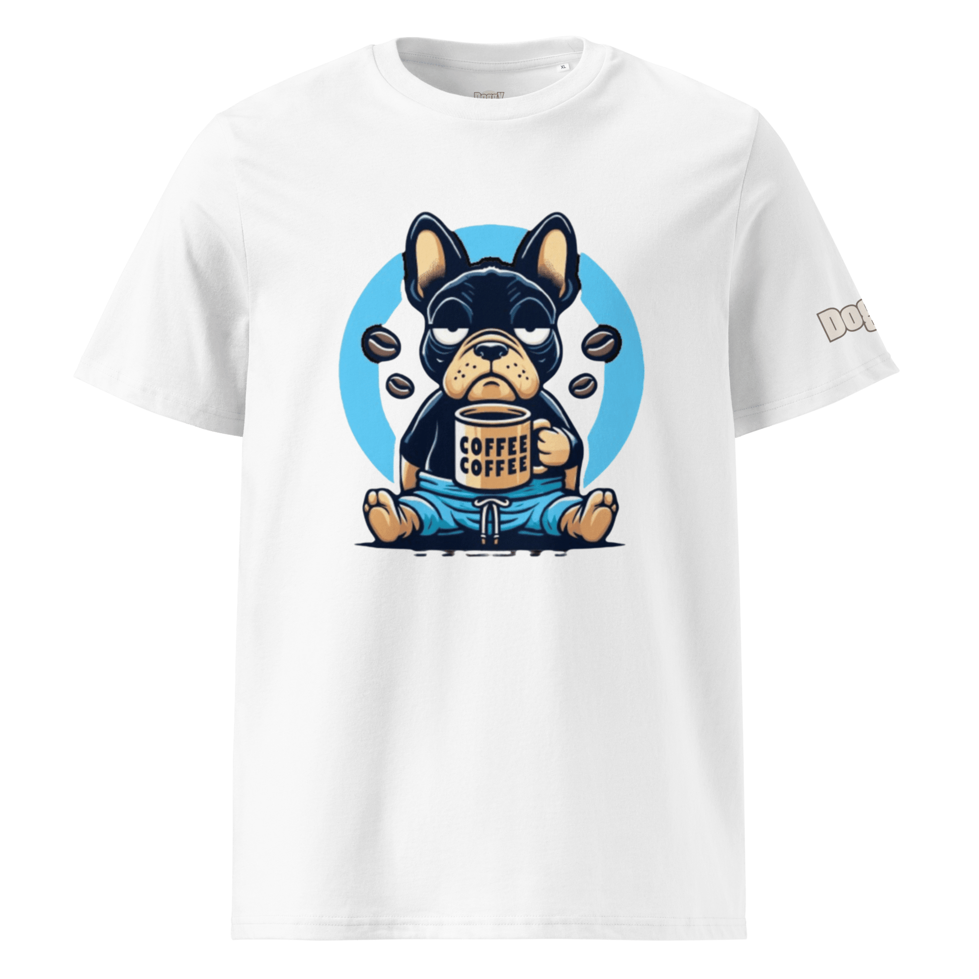 T-shirt unisexe en coton biologique - Collection Bouledogue Francais - Doggy Trend